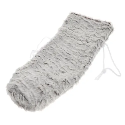 Produktbild: Amosfun Partydekoration Adornos para mesa de Verpackungsbeutel für Weinflaschen Plüschwein weihnachtsdeko flaschentüten weihnachten Taschen für Weinpakete Plüsch-Weinflaschenabdeckung Grey