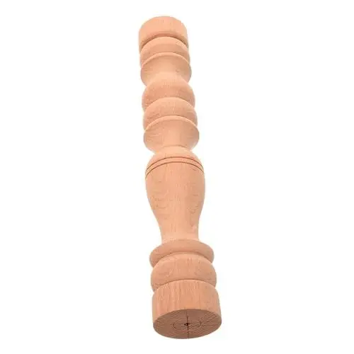 Produktbild: Amosfun Handgefertigte Römische Säulenkappe Aus Holz Dekorativer Schrankpfosten Unbehandeltes Holz Möbelteile Heimdekoration