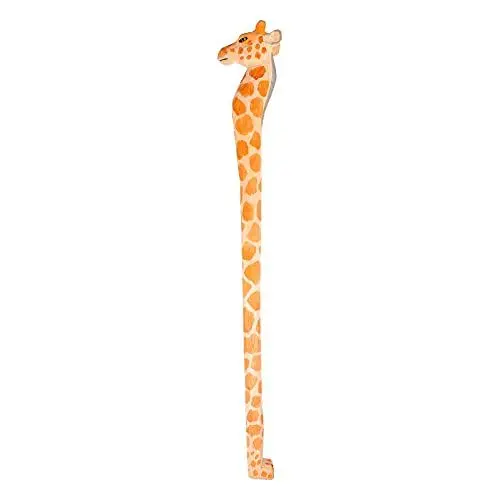 Produktbild: Amosfun Rückenkratzer Holz Back Scratcher Giraffe Figuren 43cm Tragbar Rückenkratzer Massager Körper Massage Werkzeug Manuell Massagegerät Rücken Kopf Kratzen