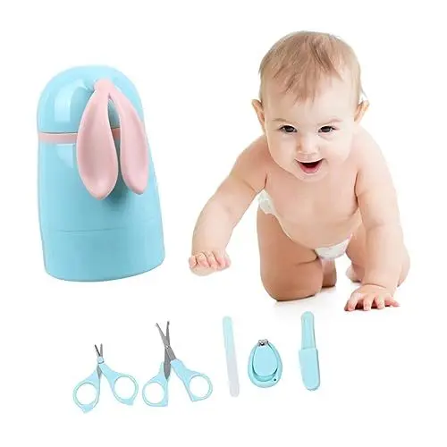 Produktbild: Amosfun Baby Nagelpflege Set 5pcs Baby Nagel Trimmer Fingernagel Trimmer Set Nagelfeile