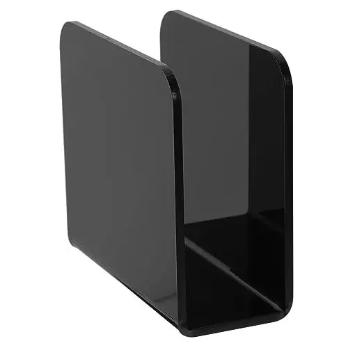 Produktbild: Amosfun Serviettenhalter Aus Acryl – Dekorativer Serviettenspender Für Küche Und Esszimmer – Schwarz