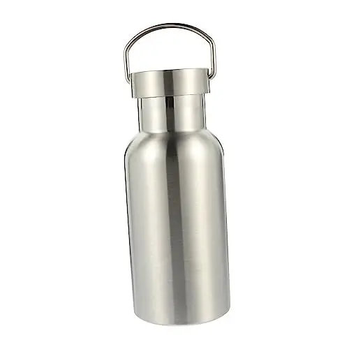 Produktbild: Amosfun Tragbare Wasserflasche Aus 304 Edelstahl Mit Großer Öffnung Für Den Sport Vakuumisolierte Getränkeflasche