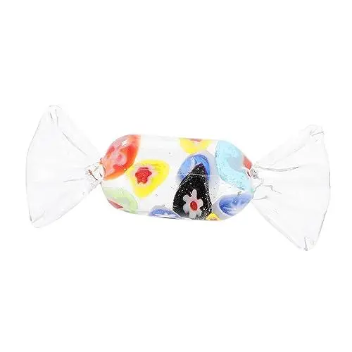 Produktbild: Amosfun Buntes Glas Candy Ornament Für Tischdekoration Charmantes Zuhause Und Büro Deko Sammlerstück Aus Hochwertigem Glas Geschenkidee Für Hochzeiten Und Feiern