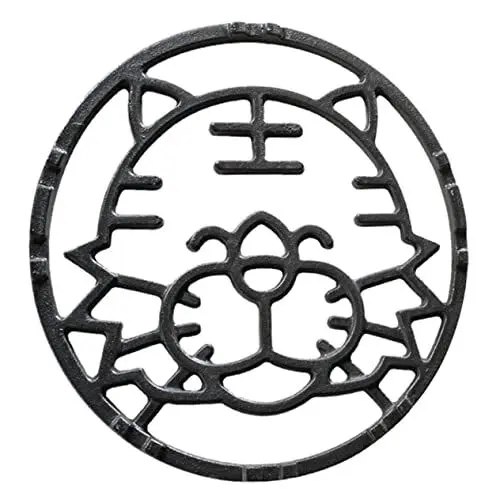 Produktbild: Amosfun Topfregal küchenhelfee gusseisen Gasbrenner-Unterstützung Topfträger pfannenhalter Ofenhalterung Küchenherdgestell Wok Topfhalterung für Gasherd Herdgestell aus Metall Black