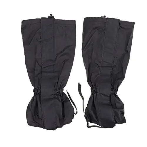 Produktbild: Amosfun Wandern 1 Paar Bein-Sets Camping-Rucksack Erwachsenen-Rucksack Wasserdichter Rucksack Arbeitsstiefel Wander-Fußzubehör Beinschutz-Zubehör Polyester Schwarz Wander-Beinbezüge