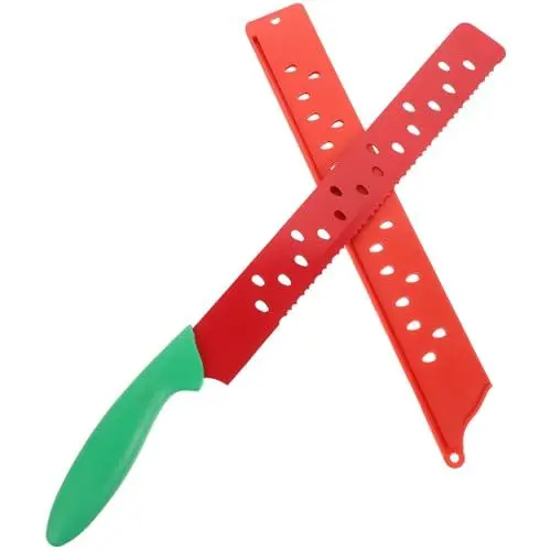 Produktbild: Amosfun Wassermelonenschneider Käsemesser Obstschneider Schneidewerkzeug Melonenschneidewerkzeug Für Zuhause Küche Bar Sommer-Strandparty-Zubehör