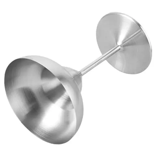 Produktbild: Amosfun Einfacher Metallkelch Edelstahl Weinbecher Für Cocktails Und Getränke Für Partys