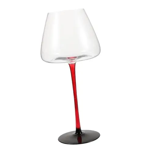 Produktbild: Amosfun Weingläser Rotweingläser Hohe Stielgläser Aus Kristallglas Trinkgläser Für Wein Partygläser Elegant Für Weinprobe Geburtstag Urlaub