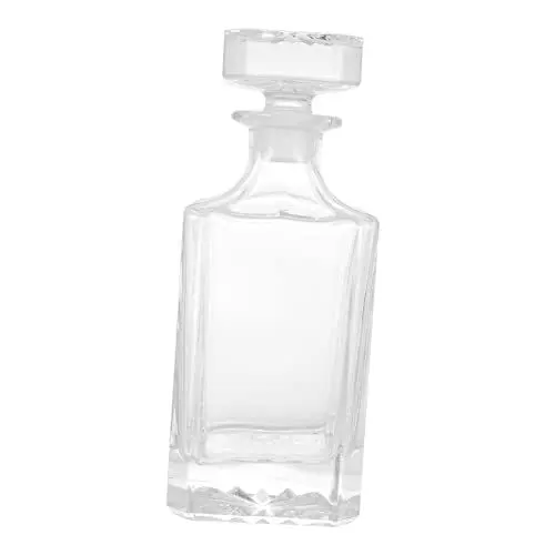 Produktbild: Amosfun Spirituosenflaschen Whisky Dekanter Whisky Behälter Whiskyglas Dekanter Für Likör Individuelle Bourbon-dekanter Schnapsgläser Leerer Schnapsbehälter Dekorative Whiskyflasche Transparent