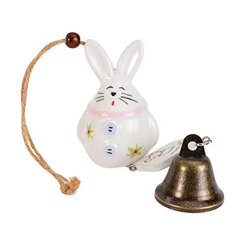 Produktbild: Amosfun Windspiel mit Tiermotiv, dekoratives Hasen-Windspiel für Ostern, Hängeornament für Geschenke, Garten, Hof, Terrasse, Heimdekoration