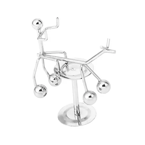 Produktbild: Amosfun Balancierendes Mini-Pferd Figurine Metall Schreibtisch Dekoration Für Zuhause Und Büro Für Physik-demonstrationen Und -