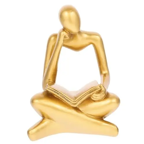 Produktbild: Amosfun Leserstatue Abstrakte Dekoration Kunstharz-skulptur Für Wohnzimmer Schlafzimmer Büro