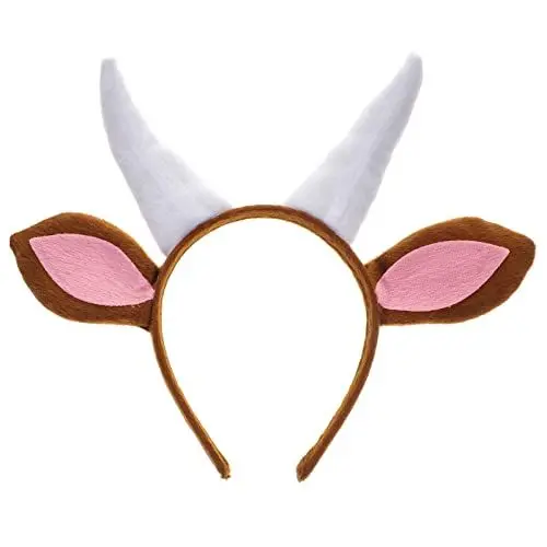 Produktbild: Amosfun Ziegenohren Stirnband Tier Ohr Zubehör Kostüm Cosplay Party Favors für Kinder (Braune)