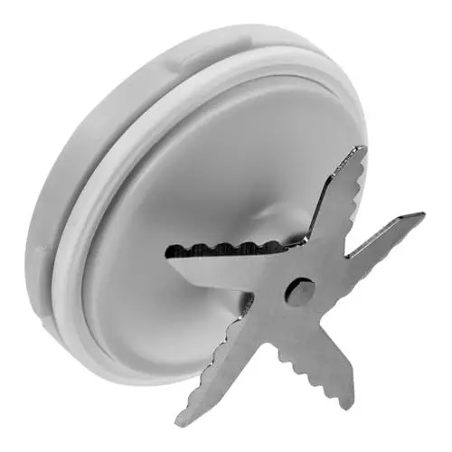 Produktbild: Amosfun Zubehör Für Entsafter Mixerklingen Teile Für Entsafterklingen Entsafter Ersatzteil Mischerblätter Basis Entsafter Basis Kleiner Entsafter Mit Klingenbasis Rostfreier Stahl Weiß