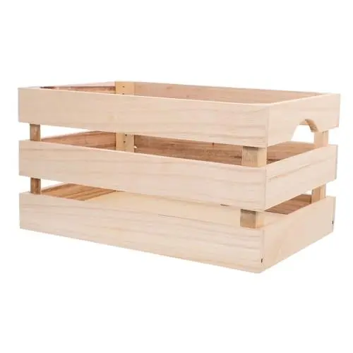 Produktbild: Amosfun aus Holz Holzschachtel Holzkisten kleine Holzkiste Kisten zur Dekoration Aufbewahrungskiste aus Holz Aufbewahrungsbehälter zum Ausstellen Milchkiste Coffee