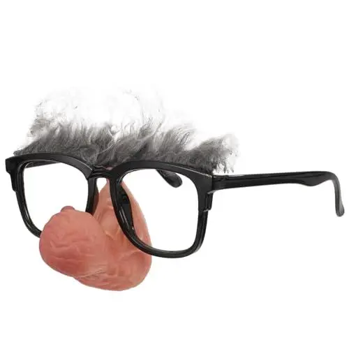 Produktbild: Amosfun lustige Brille Party Sonnenbrille mit Schwein Nase Kostüm Sonnenbrille Neuheit Brillen für Halloween Party Gefälligkeiten Lieferungen (schwarz)