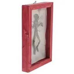 Produktbild: Amosfun taxidermische Dekoration gruseliges Musterdekor gruselige Skelettstütze Tischzubehör Halloween Theme Halloween Party Wanddekoration für den Haushalt Festival-Halloween-Dekor Holz