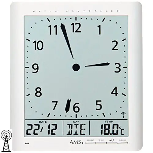 Produktbild: AMS 5896 Wanduhr Design
