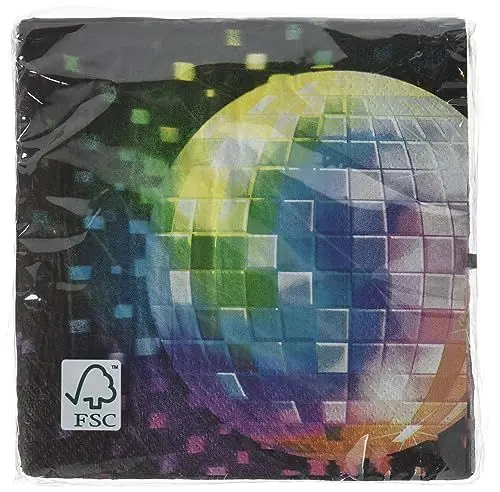 Produktbild: amscan Lunch-Servietten, Partyzubehör, Einheitsgröße, Mehrfarbig