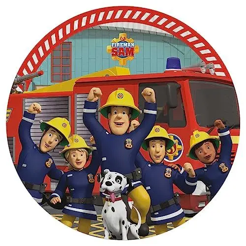Produktbild: amscan 8 Teller Feuerwehrmann Sam