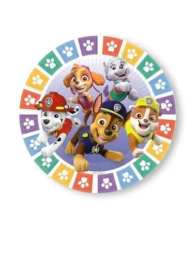 Produktbild: amscan Paw Patrol 8 Teller bunt