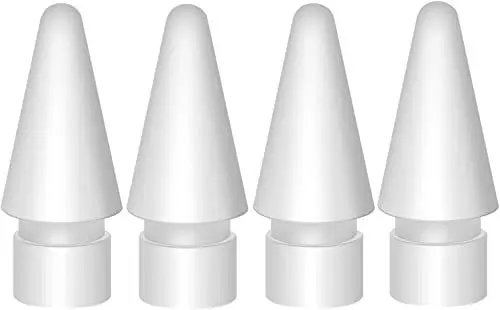 Produktbild: Amtake Apple Pencil Spitze 4 Stück Hochempfindliche Ersatzspitzen für Apple Pencil 2. Generation/ 1. Generation/USB C, Apple Pencil Tips für iPad Pencil