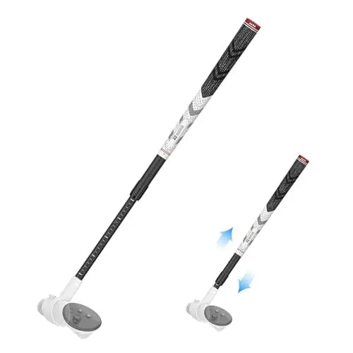 Produktbild: AMVR Verstellbarer Golfschlägeraufsatz Kompatibel mit Meta/Oculus Quest 3-Zubehör, Rutschfester VR-Golfgriffgriff für Golf +, 80-Grad-Design (Nicht für den Akku der Ladestation)