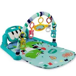 Produktbild: AmyBenton Baby Spieldecke mit Spielbogen, Activity Decke mit Klavier und Rasseln, Multifunktions Baby Spielbogen ab der Geburt