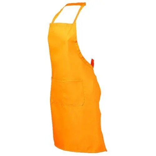 Produktbild: Amybria Kochschürze/Küchenschürze mit Fronttasche Orange
