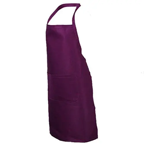 Produktbild: Amybria Kochschürze/Küchenschürze mit Fronttasche violett