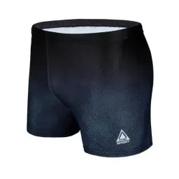 Produktbild: AMZSPORT Badehose Herren Kurz Schwimmhose Eng Wassersport Badeshorts mit Tunnelzug, Schwarz XXL
