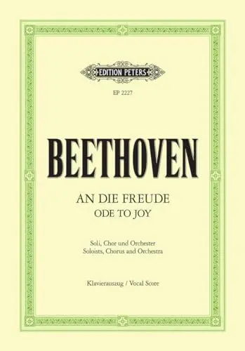 Produktbild: An die Freude: Finalsatz der Sinfonie Nr. 9 d-Moll op. 125 / Klavierauszug