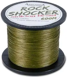 Produktbild: Anaconda Unisex – Erwachsene 10C4039507203535C10 Rockshocker 0,25mm 19,6kg Sinking Braid-600m Karpfenschnur, Geflechtschnur zum Karpfenfischen, geflochtene Angelschnur, Bunt, Normal