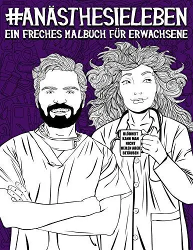 Produktbild: Anästhesie Leben: Ein freches Malbuch für Erwachsene