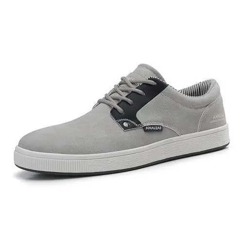 Produktbild: ANALEAF Herren Sneakers Oxfords Schuhe Turnschuhe Schnürhalbschuhe Mode Sneakers