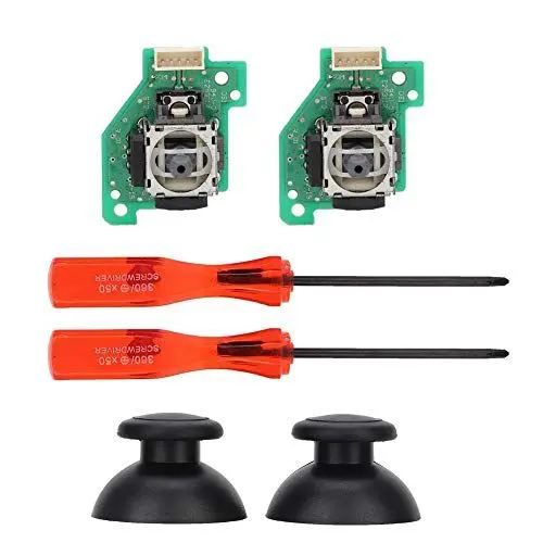 Produktbild: Analoges 3D Joystick Ersatz Potentiometer, Joystick Sensormodul, austauschbares Holzlineal, einfach zu bedienen, insbesondere für WII U.