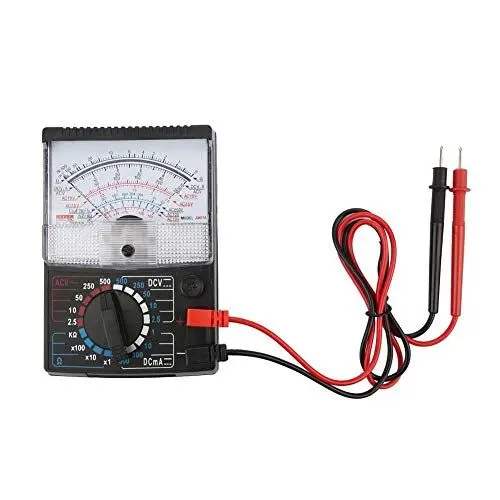 Produktbild: Nikou Analog Multimeter, Digital Analog Zeiger Multimeter AC DC Spannungsprüfer Spannungswiderstand Prüfgerät für Elektrische Lehrfunkexperimente