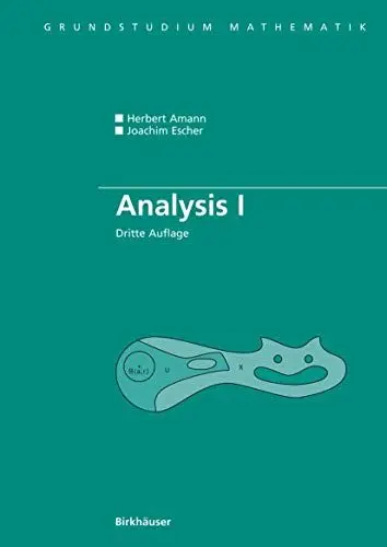 Produktbild: Analysis I (Grundstudium Mathematik) (German Edition)