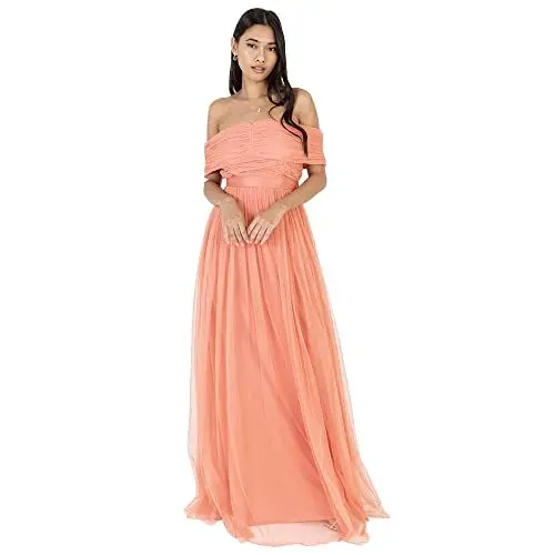 Produktbild: Anaya with Love Damen Maxi Kleid, Coral Pink, EU 34(UK 6)