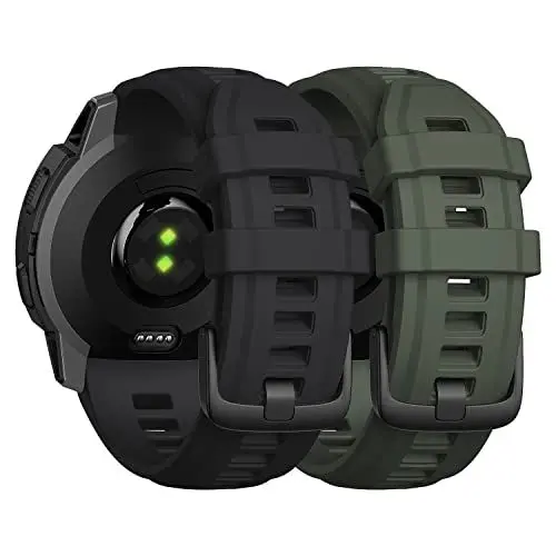 Produktbild: ANBEST Armband für Garmin Instinct 2S Solar Armband, Silikon Sport Ersatzarmband für Garmin Instinct 2S für Herren & Damen