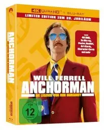 Produktbild: Anchorman: Die Legende von Ron Burgundy - Limited Collector's Edition (4K Ultra HD) + (Blu-ray) + (Bonus Blu-ray)