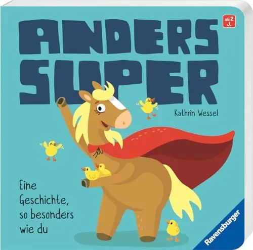 Produktbild: Anders super - Ein Pappbilderbuch zum Thema Inklusion, ab 2 Jahren: Eine Geschichte, so besonders wie du