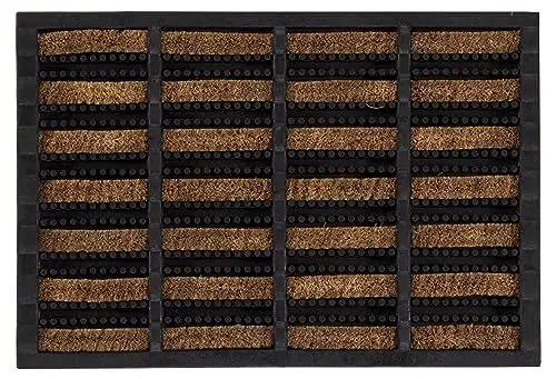 Produktbild: andiamo Fußmatte Kokos Robusta - ideal als Fußmatte Outdoor oder Kokosmatte - Fußmatte außen - handgemacht und pflegeleicht - aus natürlichen Materialien hergestellt 40 x 60 cm