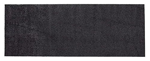 Produktbild: andiamo Fußmatte Samson - Schmutzfangmatte aus Baumwolle für den Hauseingang - einsetzbar als Fußmatte innen, Fußabtreter im überdachten Außenbereich oder als Haustiermatte 67 x 180 cm Anthrazit