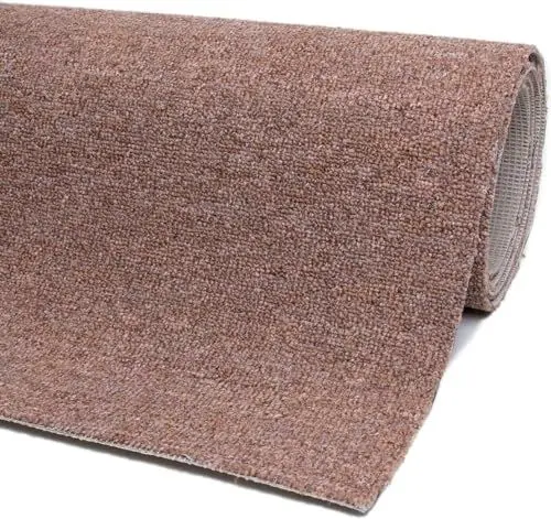 Produktbild: andiamo Teppichboden Henry - pflegeleicht und einfach zu verlegen - Auslegware Teppichboden - Meterware Bodenbelag in Schlingenstruktur mit Trittschalldämmung 200 x 400 cm Cognac
