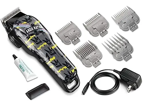 Produktbild: Andis, Uspro Li Fade Nation Crown – Betrieb Für 2 Stunden Mit 90 Minuten Ladezeit, Hochgeschwindigkeits-Verstellbare Klinge Ohne Lücken – Langlebiger Lithium-Ionen-Akkubetrieb, Mehrfarbig