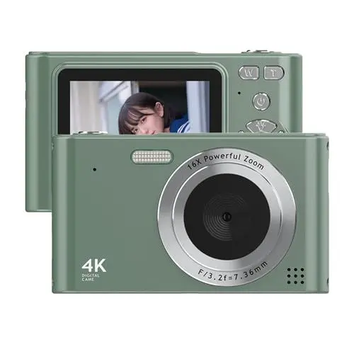 Produktbild: Andoer Digitalkamera, 4K 48MP Kompaktkamera Fotokamera 2,4