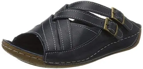 Produktbild: Andrea Conti Damen 0771516 Pantoletten, Blau (D.Blau 017), 39 EU