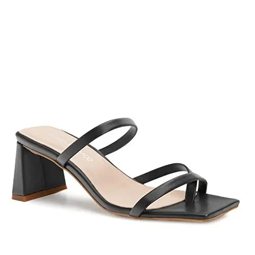 Produktbild: Andrés Machado - Elegante Sandalen für Damen Junge Frauen aus Leder – Evelin – Bequeme Damenschuhe mit flachem Absatz Mules für den Sommer Sandaletten – Schwarz EU 36