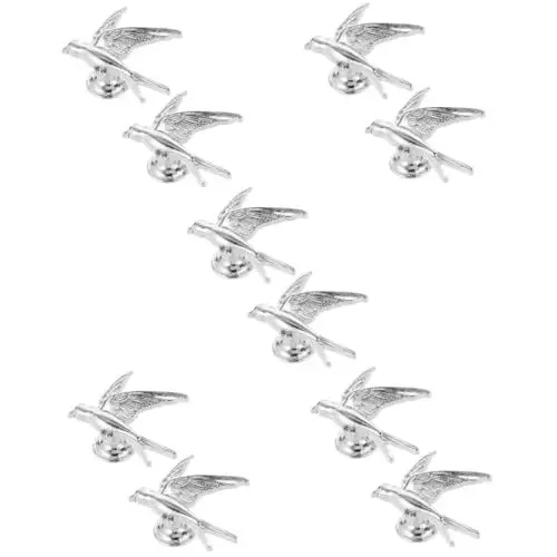 Produktbild: ANDRESLAD 10 Stk Feiyan Schrankgriff Schranktürknöpfe Griffe für Kommodenschubladen ersatzteile für gartenmöbel cabinet knobs Knöpfe für Badezimmerschränke Schublade zieht Metall Silver